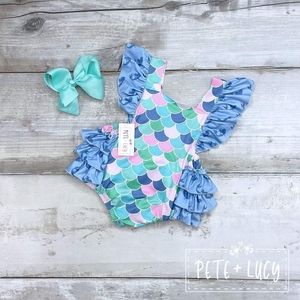 Mermaid Tales romper by Pete + Lucy
